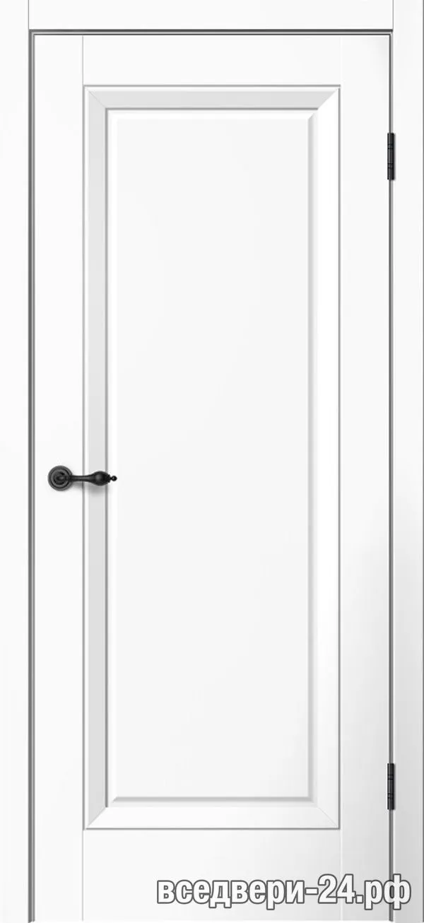 Дверь межкомнатная FlyDoors «Моне» M81, Эмалит белый
