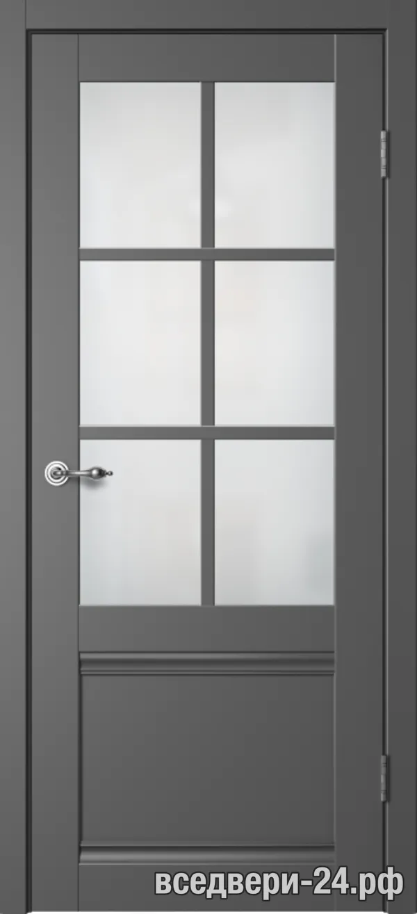 Дверь межкомнатная FlyDoors «Классик» C04, Графит