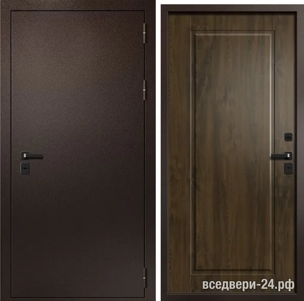 Дверь входная FlyDoors «Термал Медь (Термо)» Термал Медь Термо, Медный антик