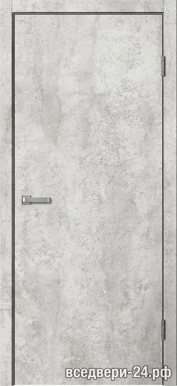 Дверь межкомнатная FlyDoors Гладкое, Цемент светлый