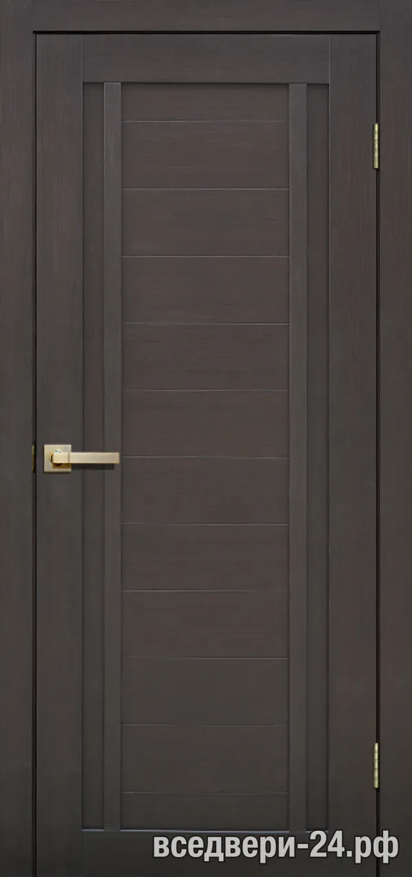 Дверь межкомнатная FlyDoors «Лайт дорс» 24, Венге 3Д
