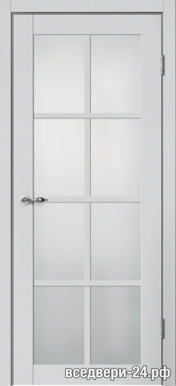 Дверь межкомнатная FlyDoors «Классик» C05, Серебристый