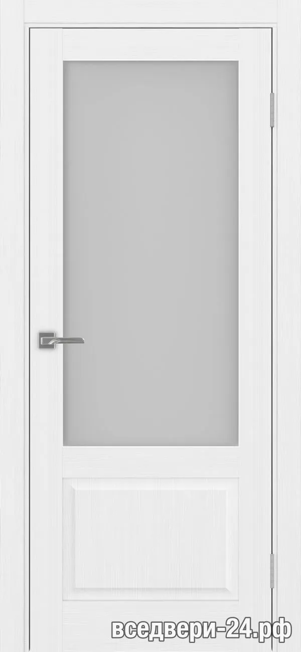 Дверь межкомнатная OPTIMA PORTE «Тоскана» 640.21, Белый лёд