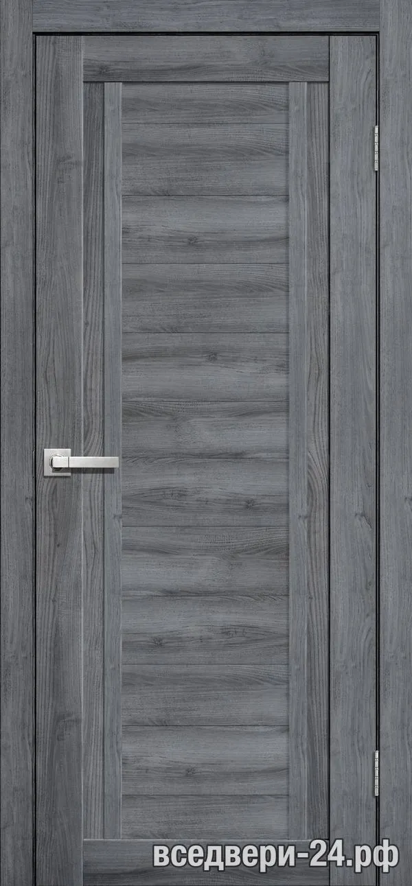 Дверь межкомнатная FlyDoors «Лайт дорс» L24, Дуб стоунвуд