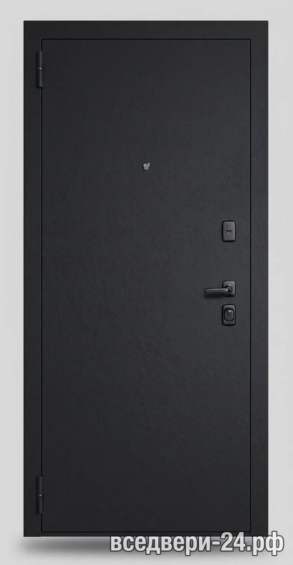 Дверь входная FlyDoors Дуэт 2, Черный муар