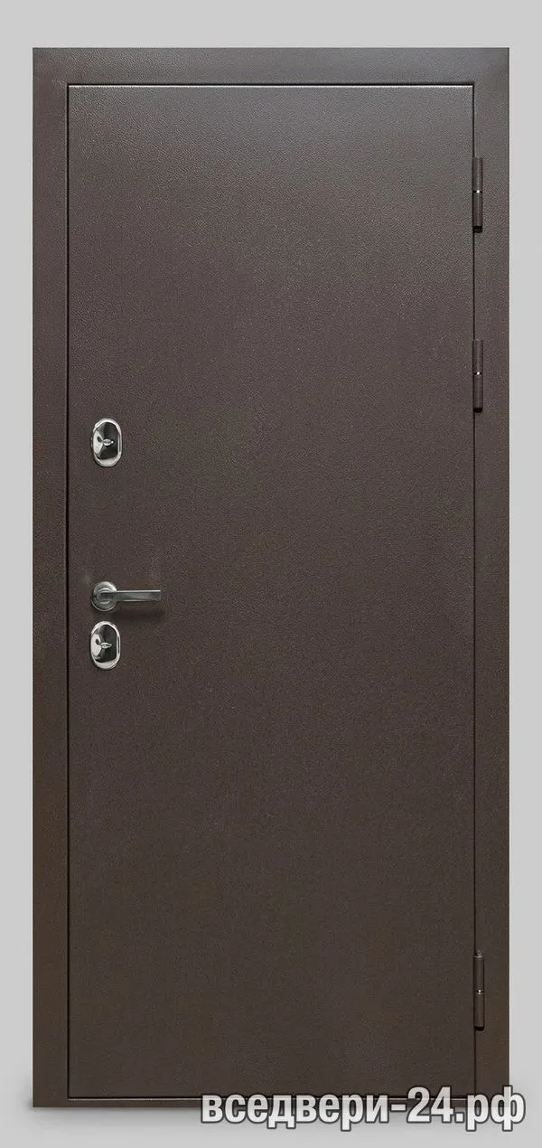 Дверь входная Ferroni Изотерма Букле, Букле шоколад