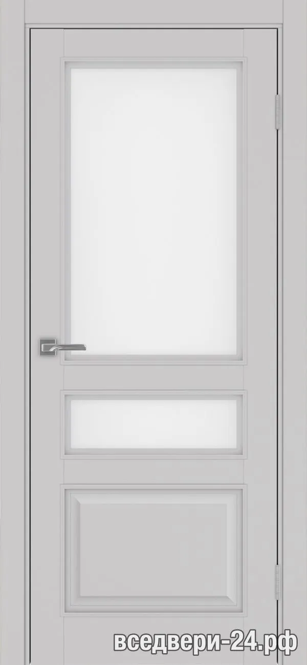 Дверь межкомнатная OPTIMA PORTE «Тоскана» 631.221 багет, Пепельный
