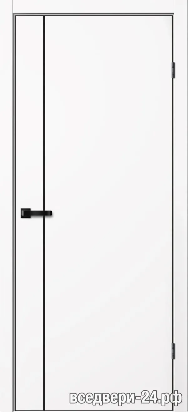 Дверь межкомнатная FlyDoors «Фьюжн» FN33 ДА, Эмалит белый