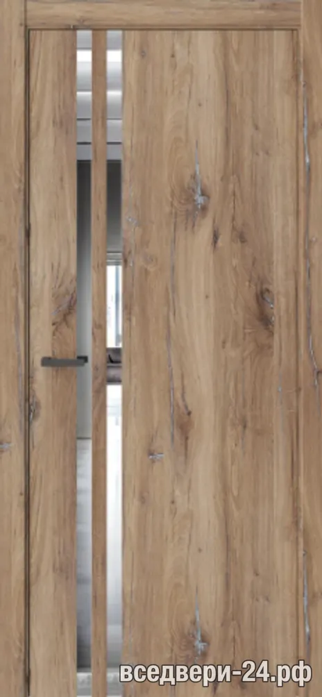 Дверь межкомнатная AxelDoors «Серия W» Стелла 2, Дуб флагстафф
