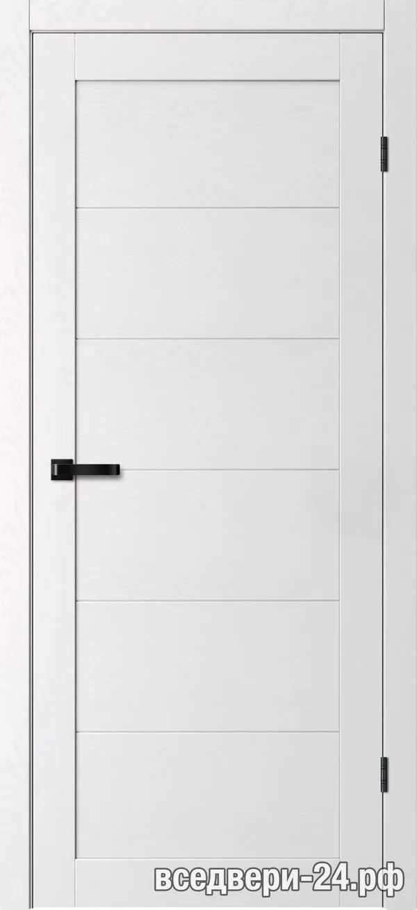 Дверь межкомнатная FlyDoors «Аура» AU210 П, Сноу