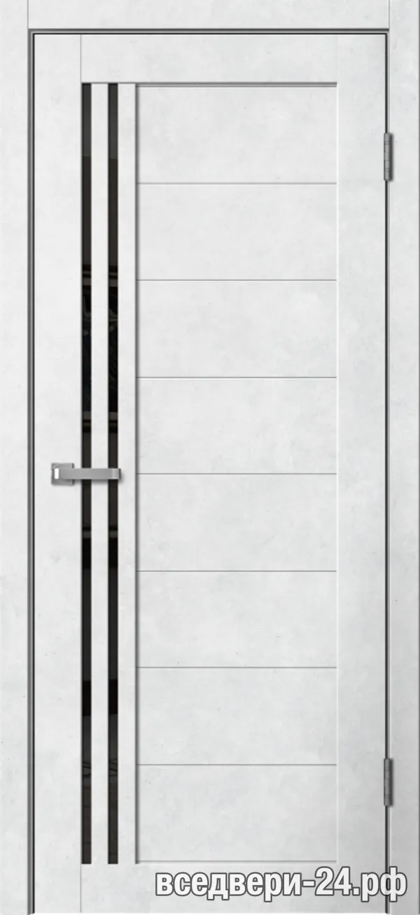 Дверь межкомнатная FlyDoors «Барн» B05, Бетон светлый