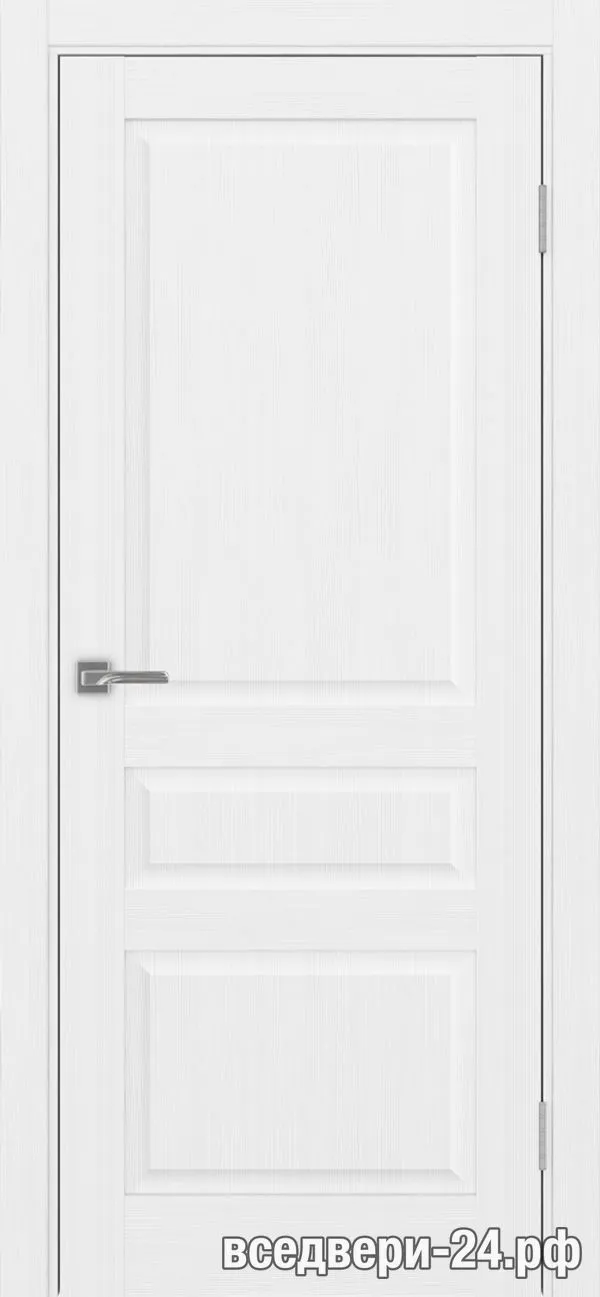 Дверь межкомнатная OPTIMA PORTE «Тоскана» 631.111, Белый лёд