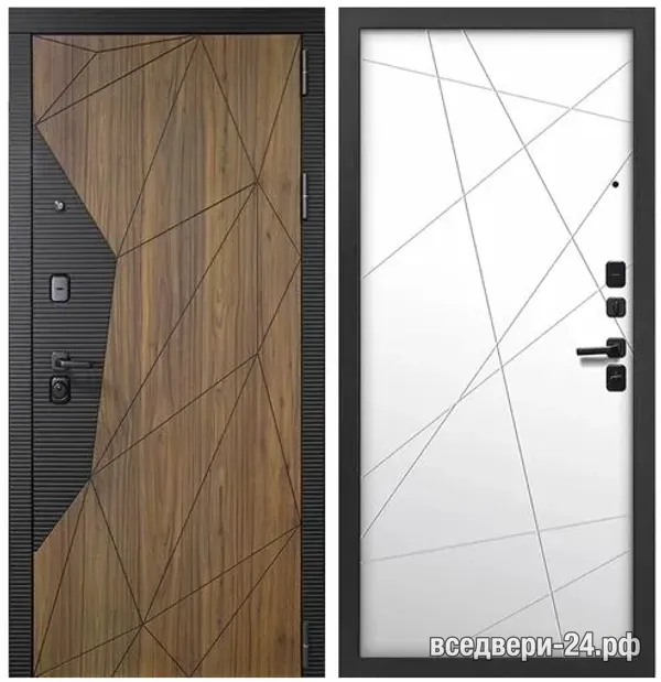 Дверь входная FlyDoors Морра, Софт черный_x000D_