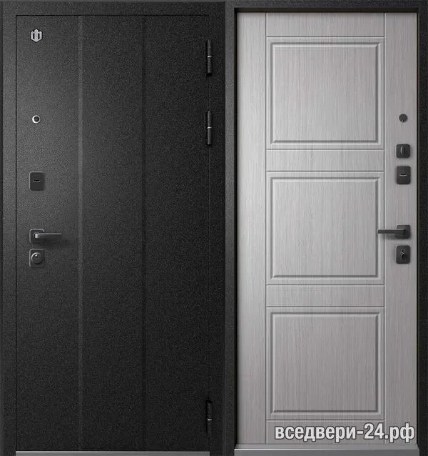 Дверь входная Мегатрон Mega-9, Черный муар