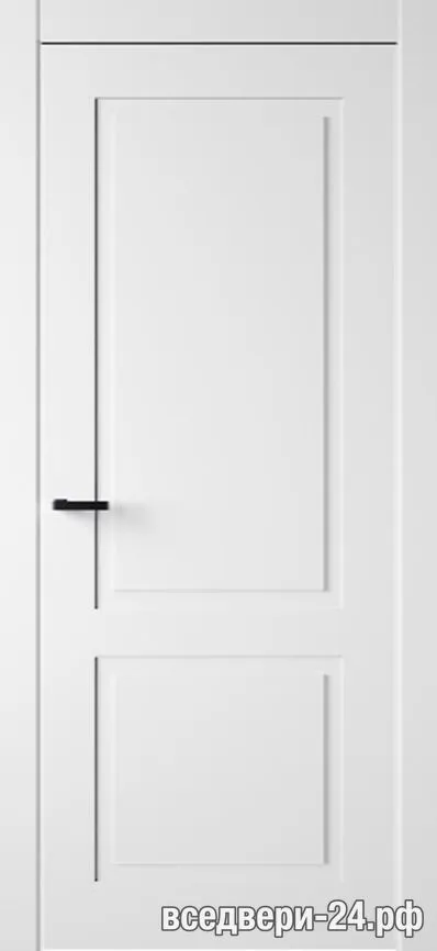Дверь межкомнатная AxelDoors «Серия E» PU2, Пастель белый / Пастель маус