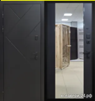 Дверь входная Алмаз Доминика Муар, Муар черный