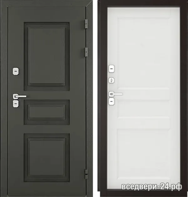 Дверь входная FlyDoors Винтер 999 ТЕРМО, Мокко