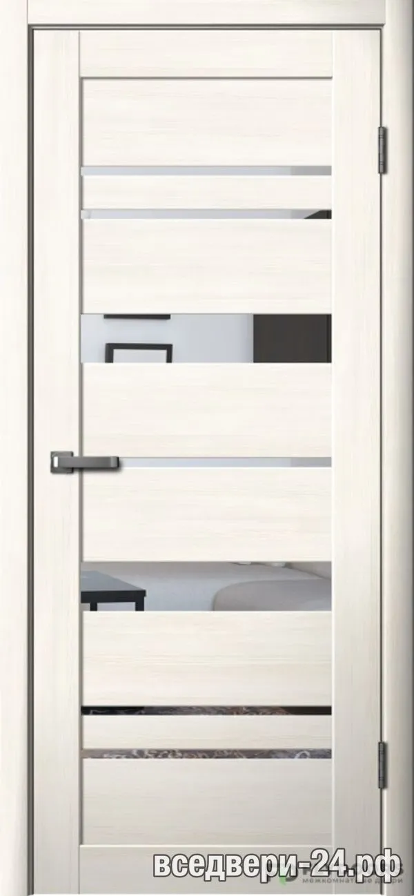 Дверь межкомнатная FlyDoors «Ла Стелла» 283, Ясень Снежный