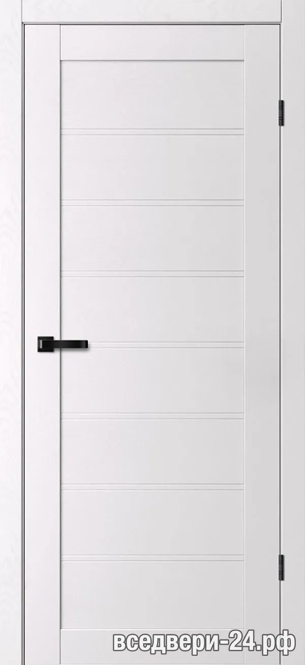 Дверь межкомнатная FlyDoors «Аура» AU212, Сноу