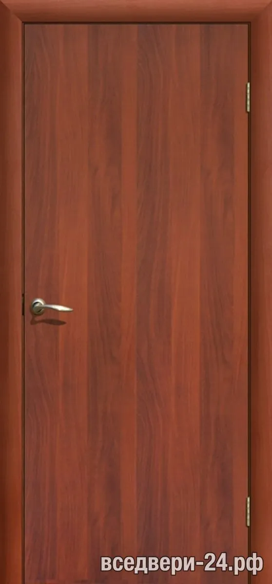 Дверь межкомнатная FlyDoors Гладкое, Итальянский орех