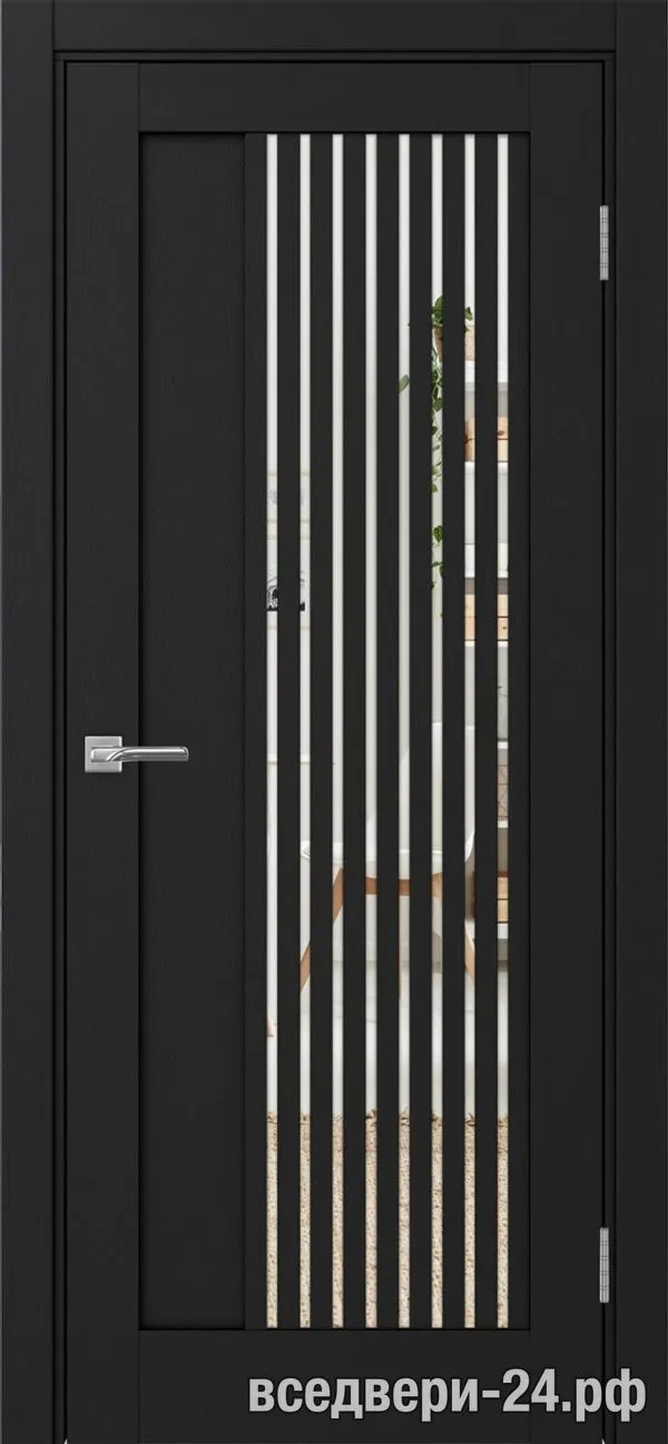 Дверь межкомнатная OPTIMA PORTE «Турин» 544.12, Антрацит