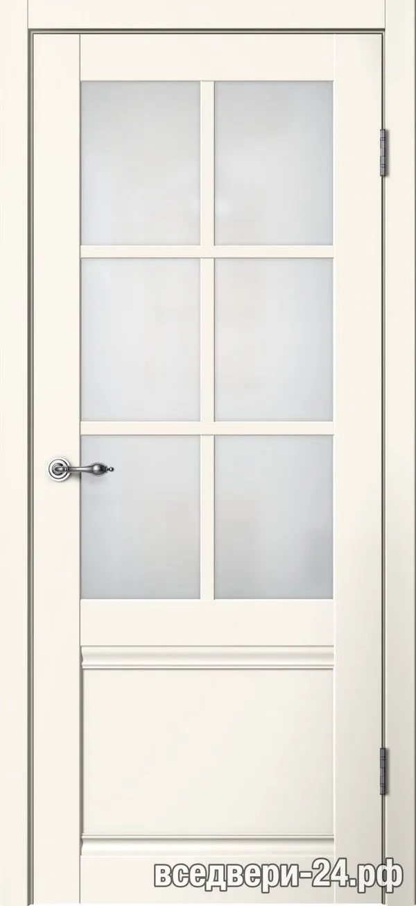Дверь межкомнатная FlyDoors «Классик» C04, Эмалит ваниль