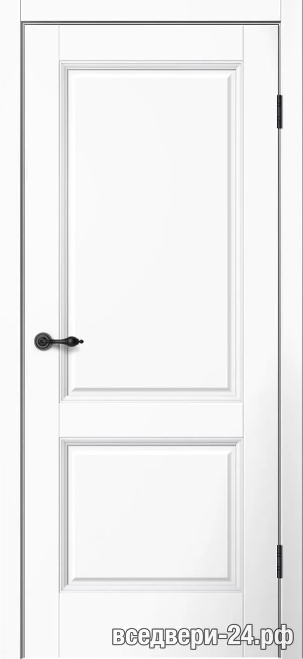 Дверь межкомнатная FlyDoors «Моне» M92, Эмалит белый