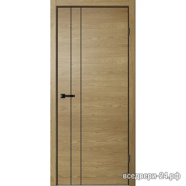 Дверь межкомнатная FlyDoors «Нео» 02, Дуб европейский