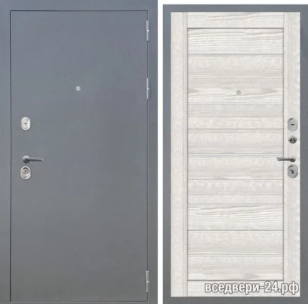 Дверь входная FlyDoors Аркан 206, Букле графит