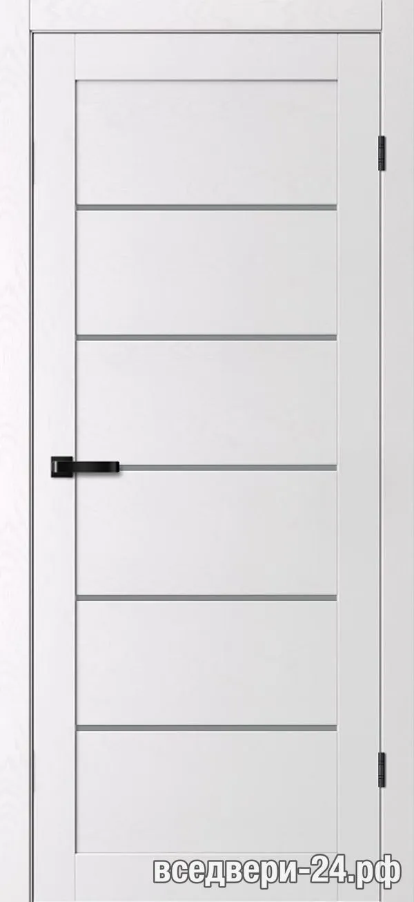 Дверь межкомнатная FlyDoors «Аура» AU220, Сноу