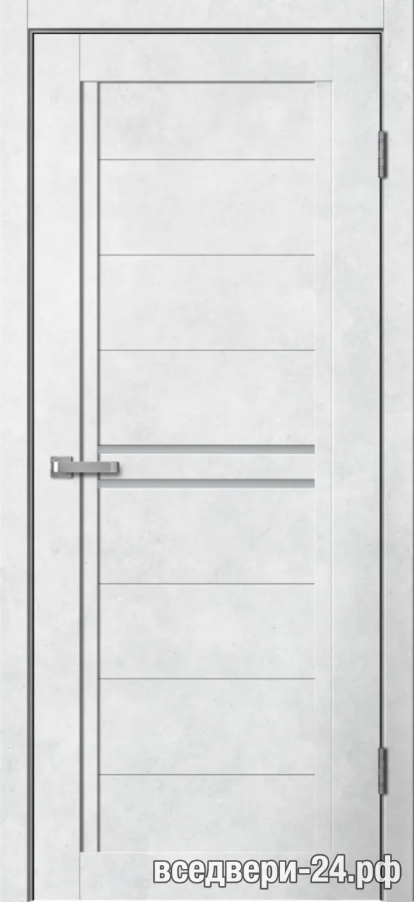 Дверь межкомнатная FlyDoors «Барн» B06, Бетон светлый