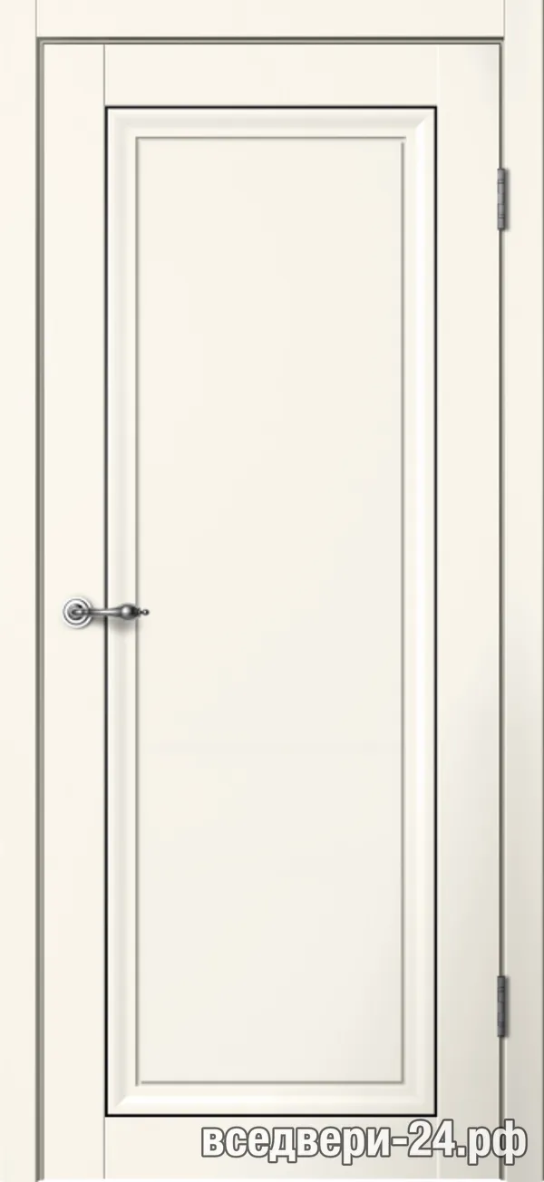 Дверь межкомнатная FlyDoors «Моне» M02 ПГ, Ваниль