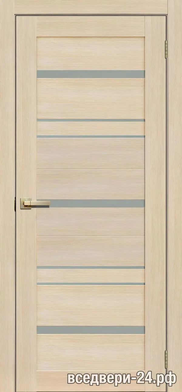 Дверь межкомнатная FlyDoors «Лайт дорс» L13, Ясень