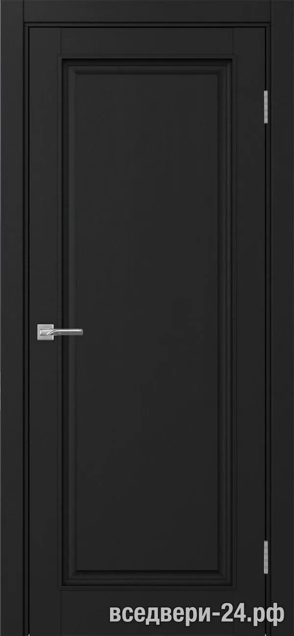Дверь межкомнатная OPTIMA PORTE «Тоскана» 601.1 багет, Антрацит
