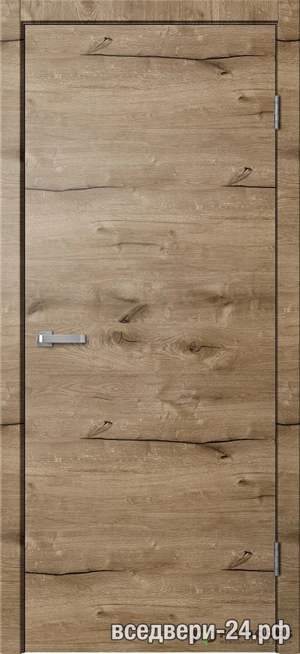 Дверь межкомнатная FlyDoors «Лофт» LF01 K4, Дуб пацифик