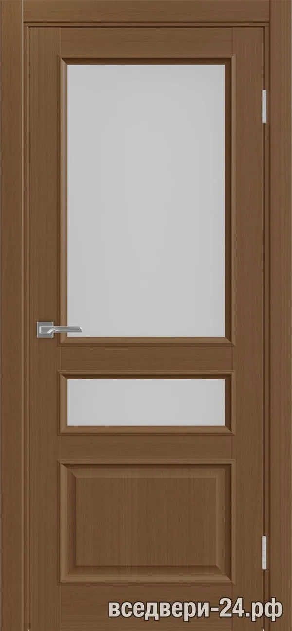 Дверь межкомнатная OPTIMA PORTE «Тоскана» 631.221 багет, Орех