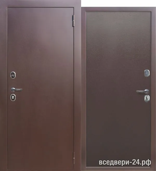 Дверь входная Ferroni 7 СМ ГАРДА МЕТАЛЛ МЕТАЛЛ, Антик Медь