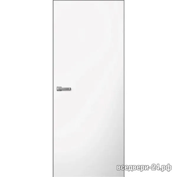 Дверь межкомнатная FlyDoors «Инвизибл» 59 K4AL Реверс, Под покраску