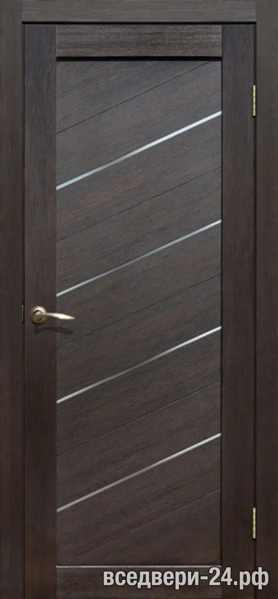 Дверь межкомнатная FlyDoors «Ла Стелла» 215, Дуб мокко