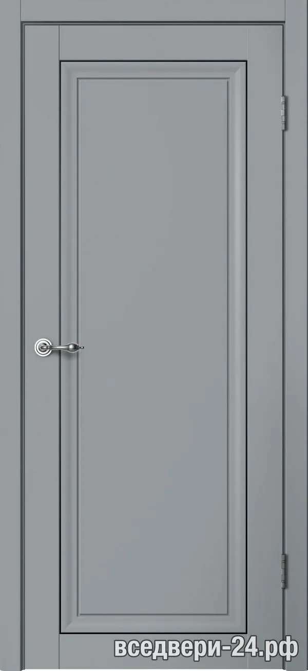 Дверь межкомнатная FlyDoors «Моне (01 02)» M02 ПГ, Эмалит серый