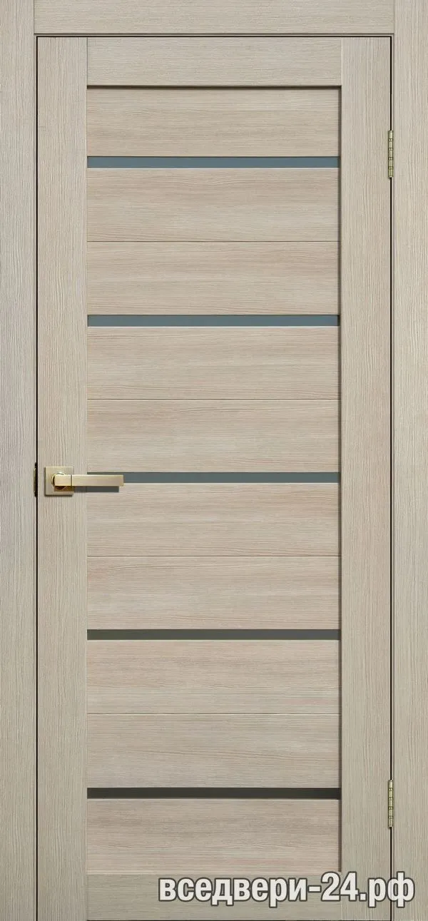 Дверь межкомнатная FlyDoors «Лайт дорс» L26, Ясень