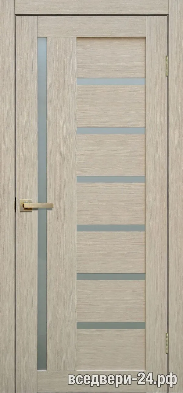 Дверь межкомнатная FlyDoors «Лайт дорс» L17, Ясень
