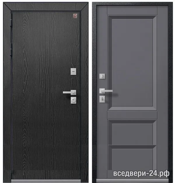 Дверь входная Центурион Т-3 Premium, Распил графит