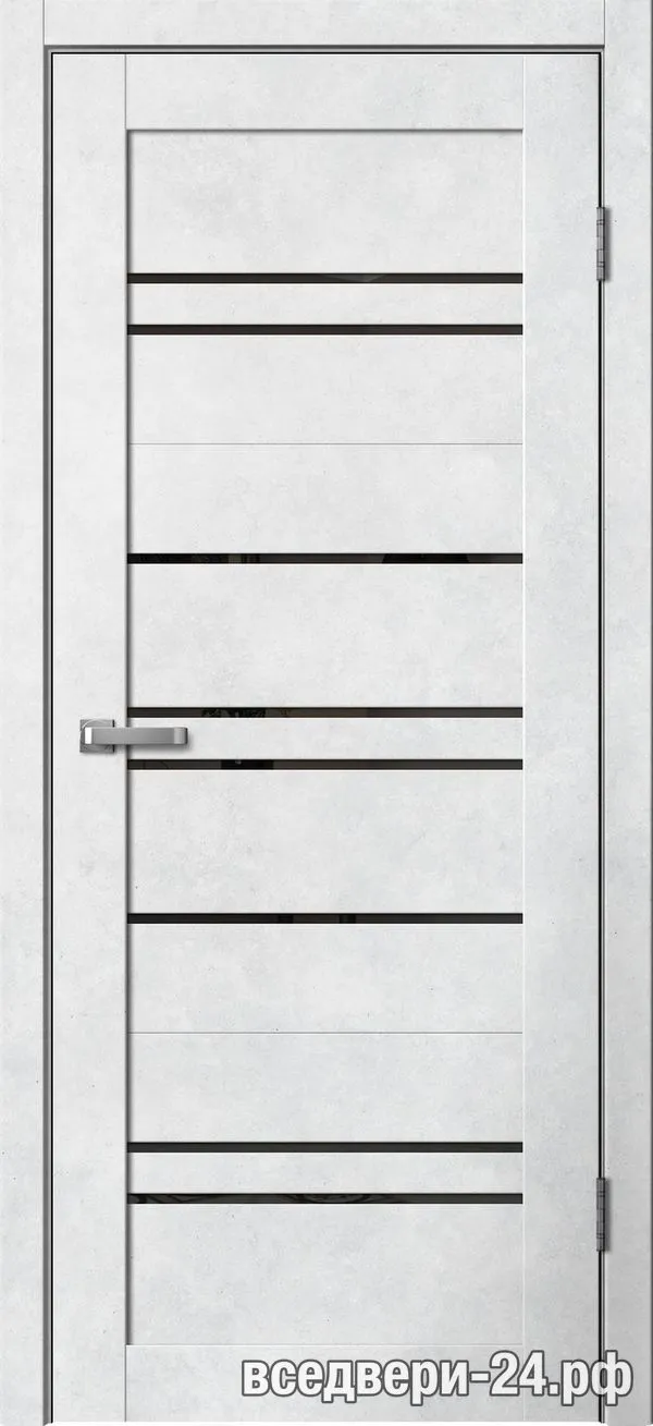 Дверь межкомнатная FlyDoors «Барн» B02, Бетон светлый