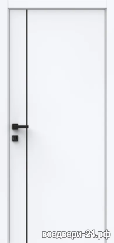 Дверь межкомнатная AxelDoors «Серия Q» QMA9, Велюр белый / Велюр светлый
