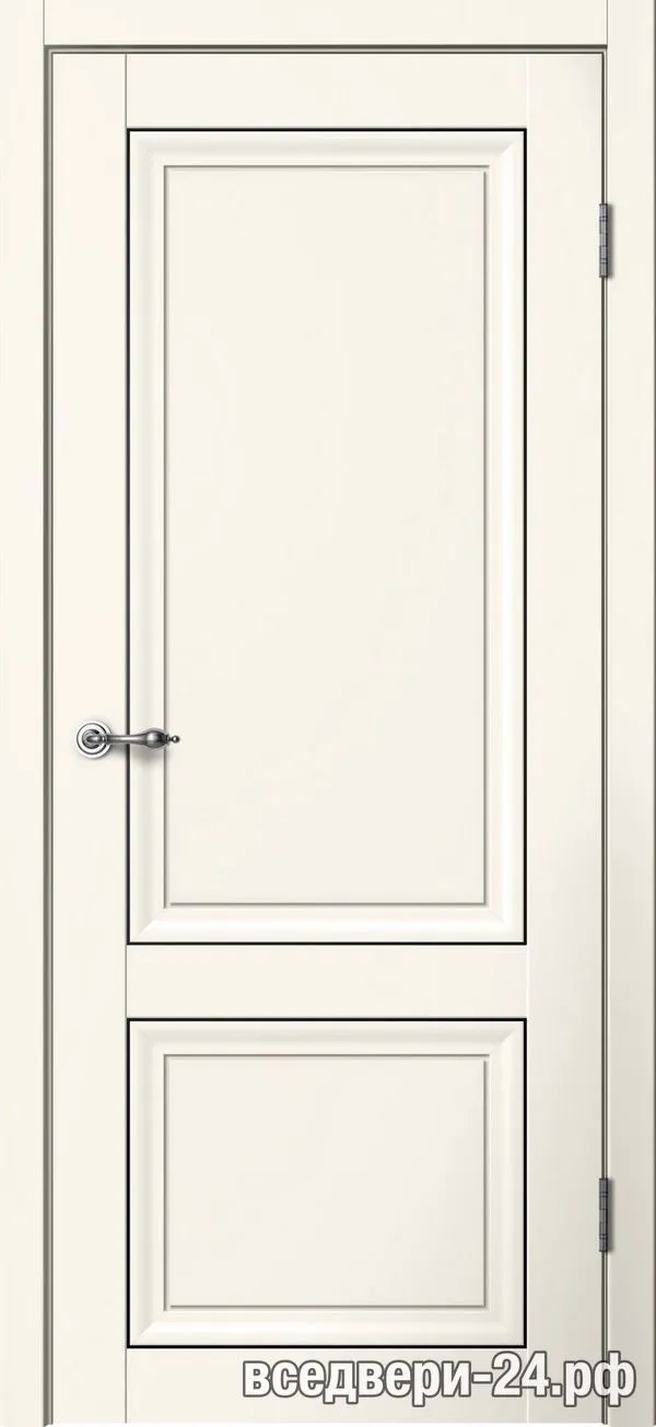 Дверь межкомнатная FlyDoors «Моне (01 02)» M01, Эмалит ваниль