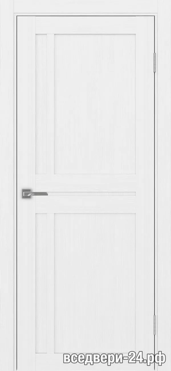 Дверь межкомнатная OPTIMA PORTE «Турин» 523.111, Белый лёд
